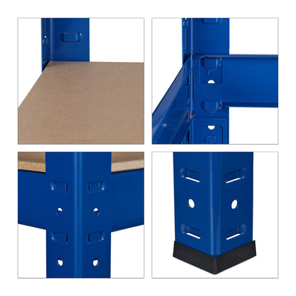 Storage shelf blue