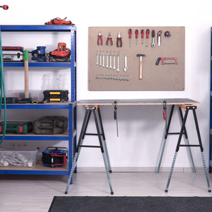 Storage shelf blue
