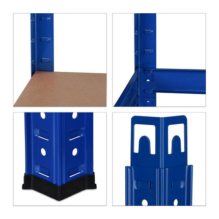 Storage shelf blue