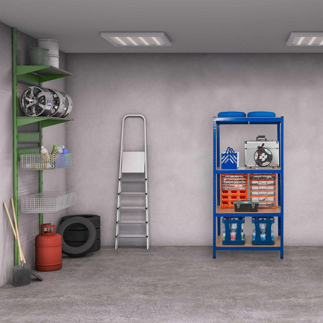 Storage shelf blue