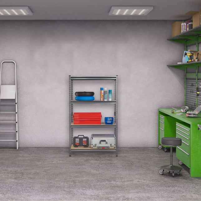 Storage shelf with 4 shelves