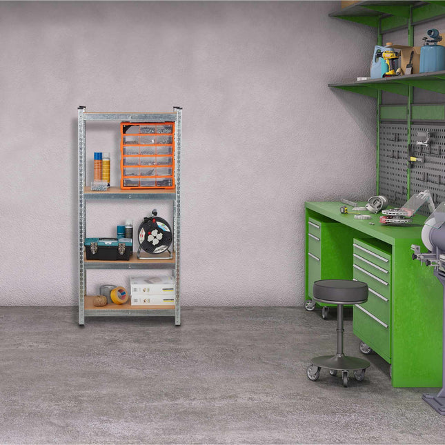 Storage shelf with 4 shelves