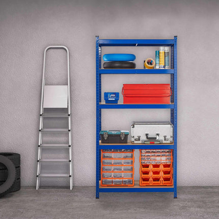 Storage shelf with 5 shelves