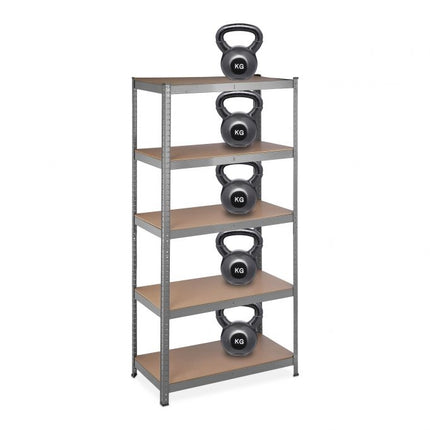 Storage shelf with 5 shelves