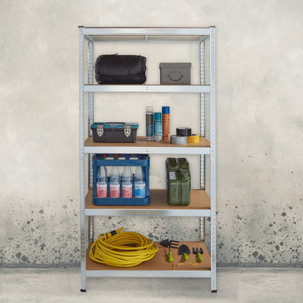 Storage shelf with 5 shelves