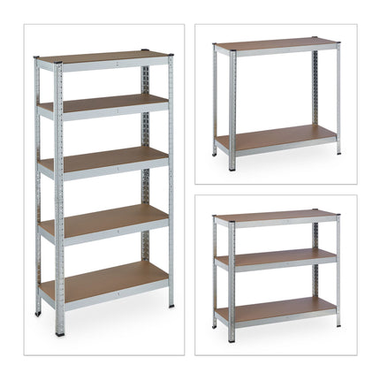 Storage shelf with 5 shelves