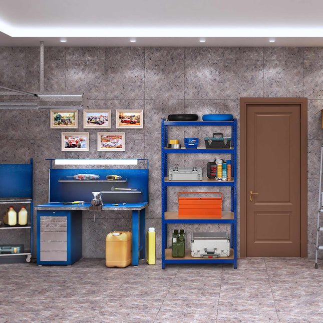 Storage shelf with 5 shelves