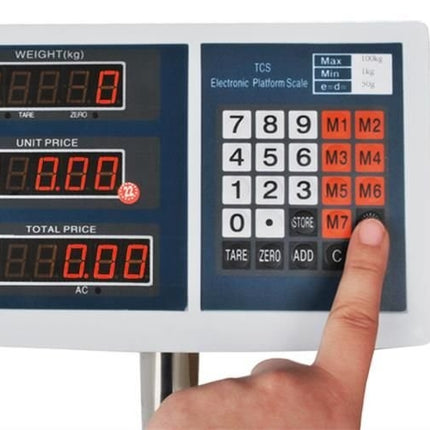 Storage weight up to 100 kg