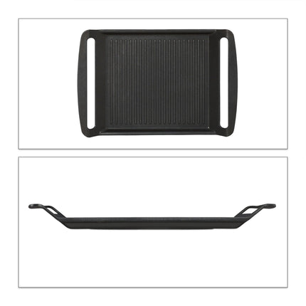 Stove with grill plate