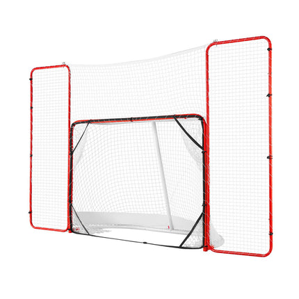 Street Hockey Goal 72-Inch Steel Net with Backstop Targets