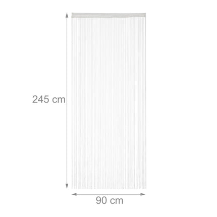 String curtain white