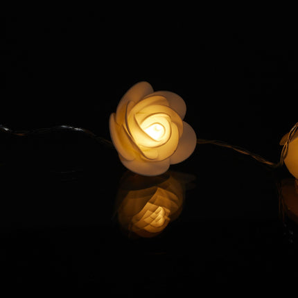 String of lights roses