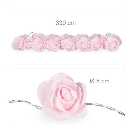 String of lights roses