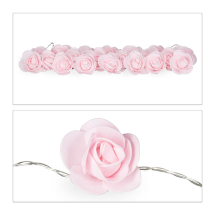 String of lights roses