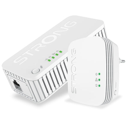 Strong Powerline Wi-Fi 1000 Kit Mini, 750 Mbps Wi-Fi, Gigabit LAN