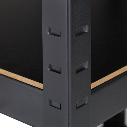 Strong shelves with 3 levels