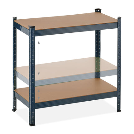 Strong shelves with 4 levels anthracite