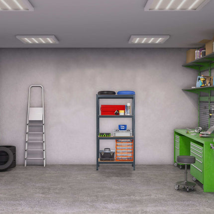 Strong shelves with 4 levels anthracite