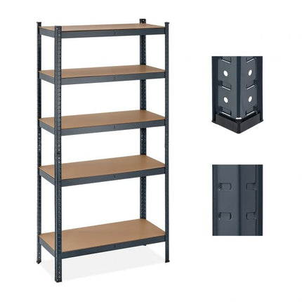 Strong shelves with 5 levels