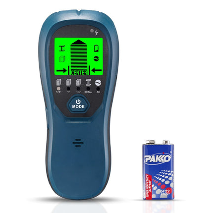 Stud Finder Wall Scanner 5-in-1, LCD, AC Wire Detect
