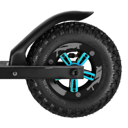 Stunt Scooter, 195x50 mm Rubber Wheels, ABEC9