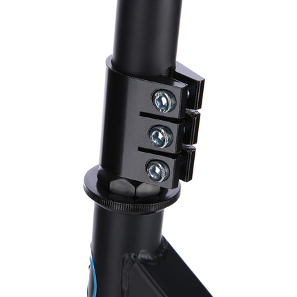 Stunt Scooter, Black-Turquoise, Durable Design