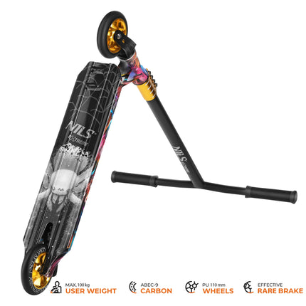 Stunt Scooter for Tricks, ABEC-9 Bearings, 110mm Wheels