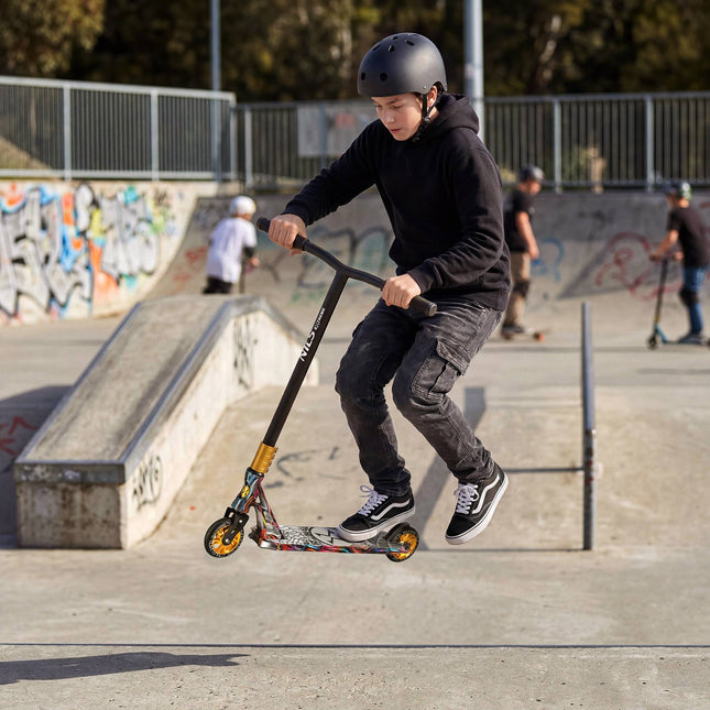 Stuntstep voor trucs, ABEC-9 lagers, 110 mm wielen