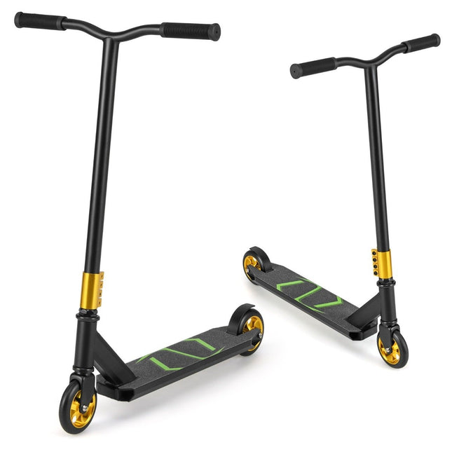 Stunt Scooter with 360 Steering &amp; PU Wheels &amp; Aluminum Deck Stunt Scooter Fun Scooter Black