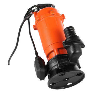 Submersible Trash Pump 1500W, Float Switch, 18 m Lift