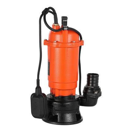 Submersible Trash Pump 1500W, Float Switch, 18 m Lift