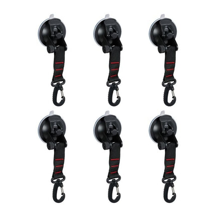 Suction cup hook set of 6
