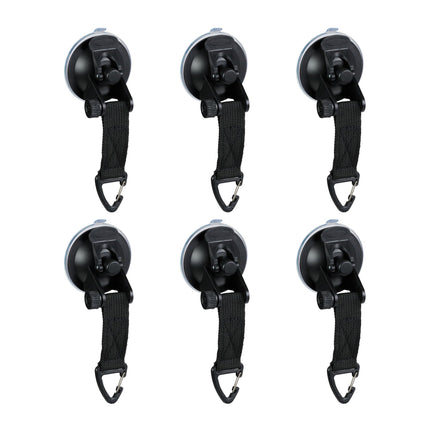 Suction cup hook set of 6