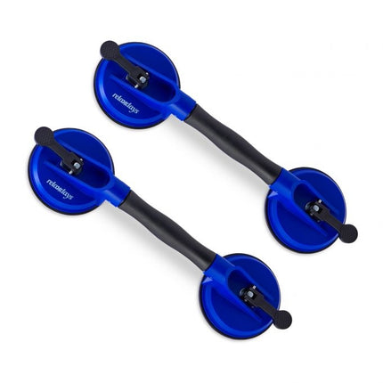 Suction lifter set of 2 with flexible heads