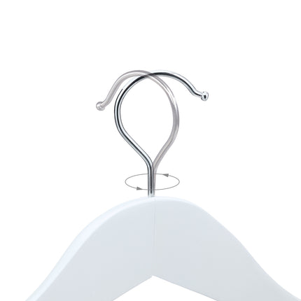 Suit Hangers with Wide Shoulder Support, Set of 8