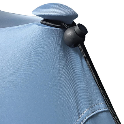 Waterproof Screen Awning, Steel Poles, Bag - Blue