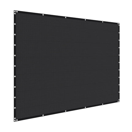 Sun Shade Cloth 10 x 10 ft, 90% Block, HDPE, Black