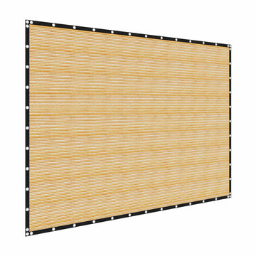 Sun Shade Cloth 12 x 20 ft, 90% Block, HDPE, Grommets