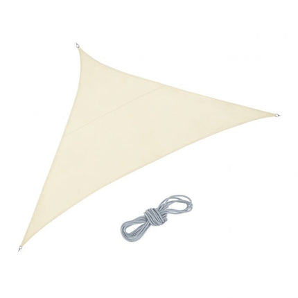 Sun sail polyester triangular beige