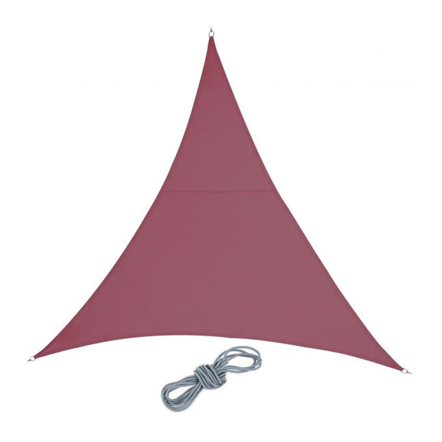 Sun sail polyester triangular burgundy