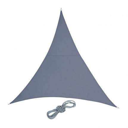 Sun sail polyester triangular dark grey