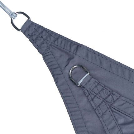 Sun sail polyester triangular dark grey