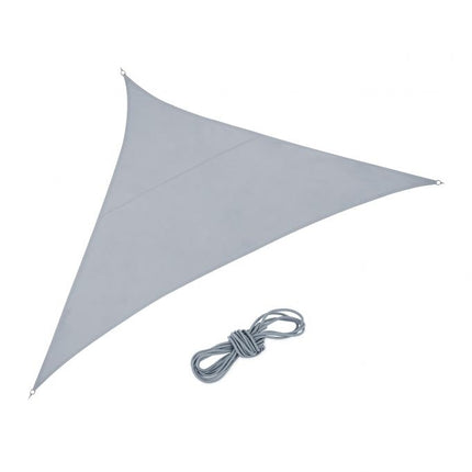 Sun sail polyester triangular light grey