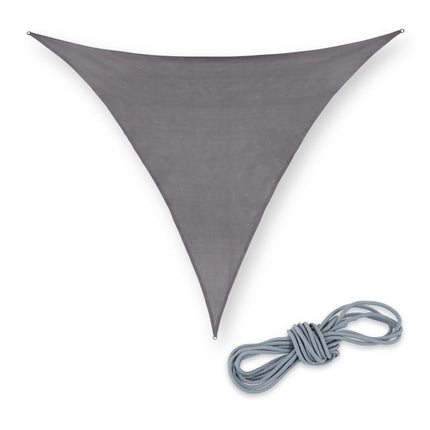 Sun sail polyethylene triangular gray