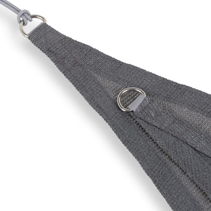 Sun sail polyethylene triangular gray