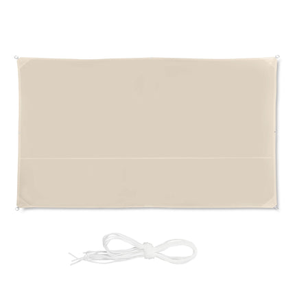 Sun sail rectangular beige