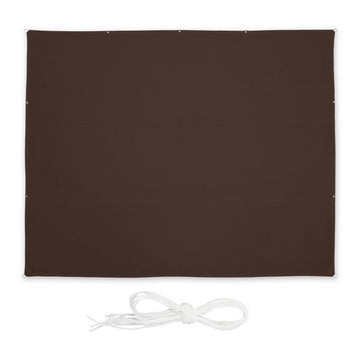 Sun sail rectangular brown