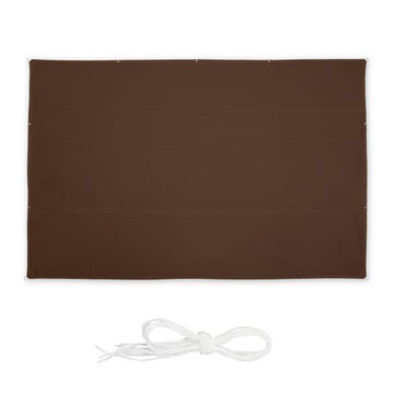 Sun sail rectangular brown