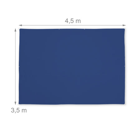 Sun sail rectangular brown