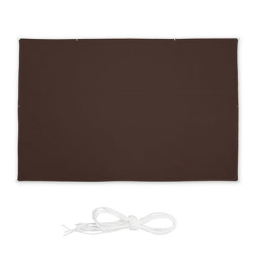 Sun sail rectangular brown
